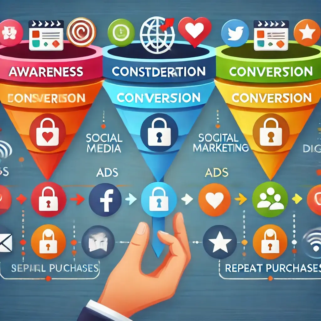 כיצד ליישם את משפך השיווק בקמפיינים ברשתות החברתיות